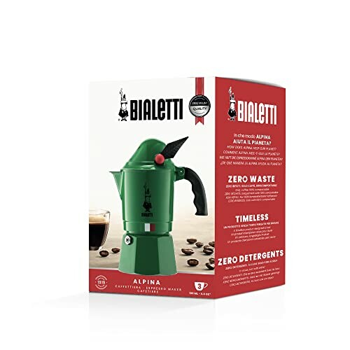 Bialetti Alpina moka pot packaging