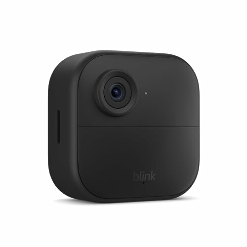 Compact black Blink security camera
