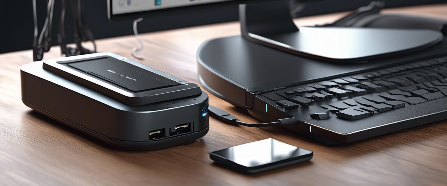 Docking station with multiple ports