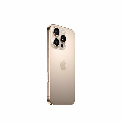 Gold iPhone with triple camera system