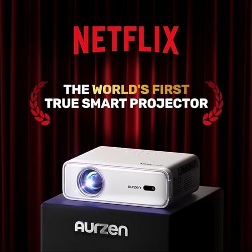Netflix branded smart projector advertisement